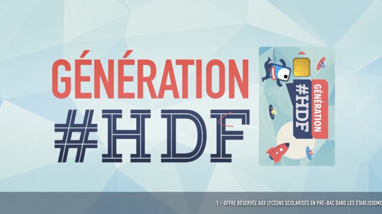 Spot Carte Génération #HDF - Région Hauts-de-France